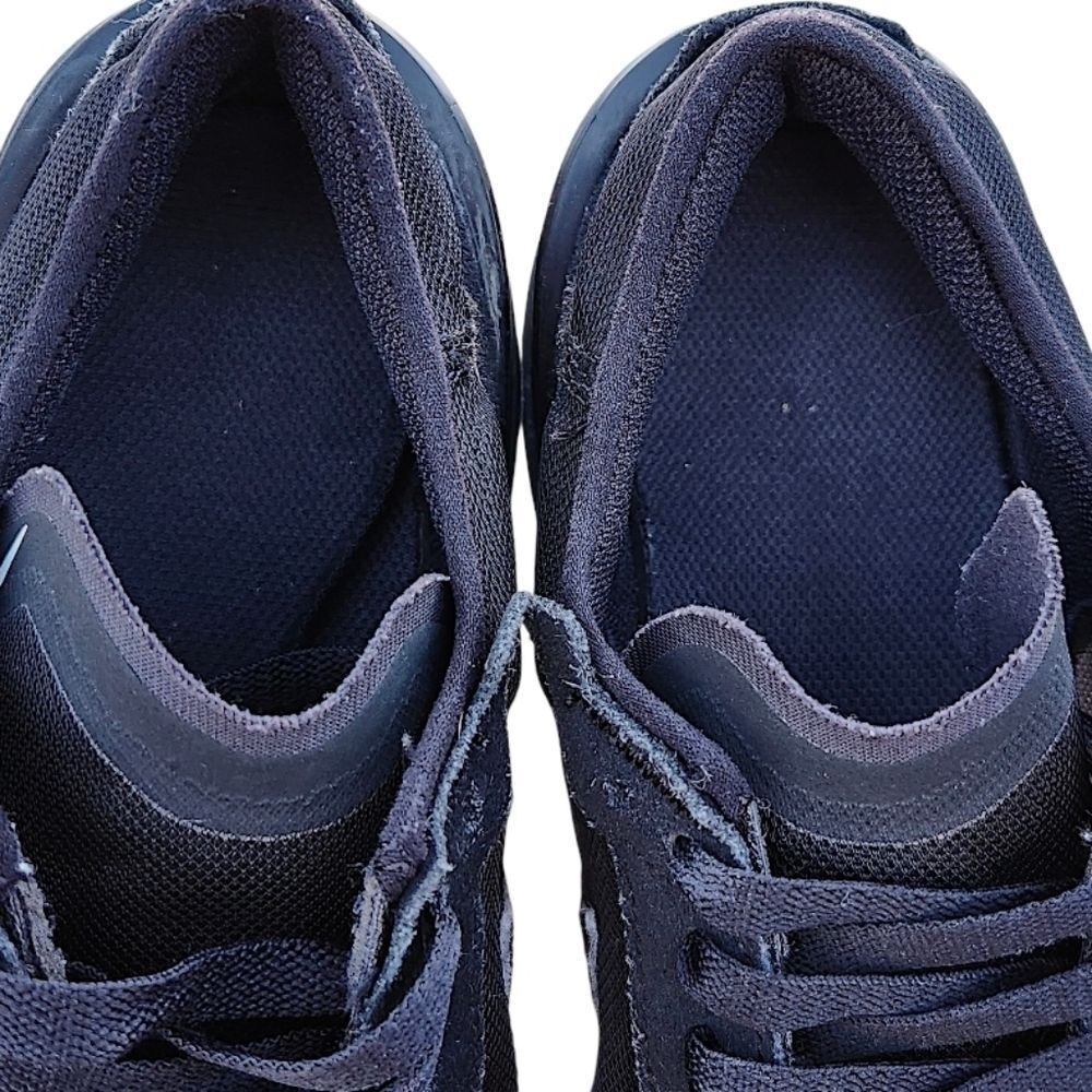 Nike Waffle One Girls Size 7 Youth Black Running Lifestyle Leather Sneakers Shoe - Picture 9 of 13